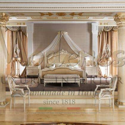 Классическая роскошная уникальная спальня в итальянском стиле от производителя элитной мебели на заказ королевские спальни французские кровати роскошная мебель для элитных домов