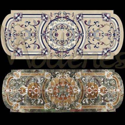 Инкрустированный роскошный обеденный стол итальянские эксклюзивные ткани классический стиль венецианский дворец итальянский стиль барокко