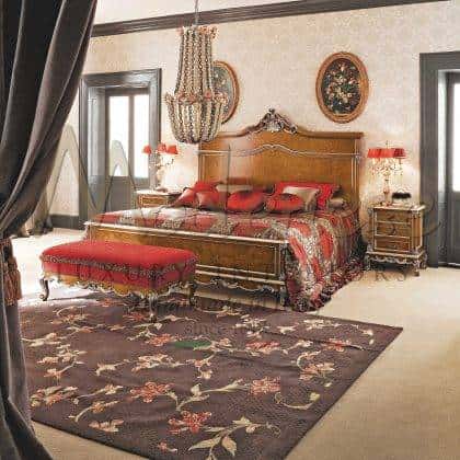 Изголовья из массива дерева ручная работа классический дизайн стиль барокко роскошные итальянские ткани высокого качество производство ручной работы для королевской спальни мебель класса люкс