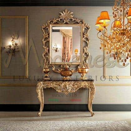Роскошные итальянские зеркала ручной работы резьба по дереву 100% итальянское производство самого высокого качества эксклюзивный роскошный дизайн классический стиль венецианский уникальный дизайн золотые зеркала для эксклюзивного декора