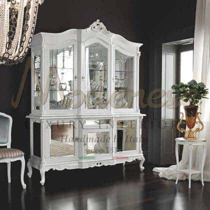 Итальянская роскошная классическая мебель в стиле барокко на заказ эксклюзивный дизайн интерьеров императорский стиль витрины в стиле барокко мебель премиального класса резьба по дереву итальянское эксклюзивное производство мебели буфеты в классическом стиле