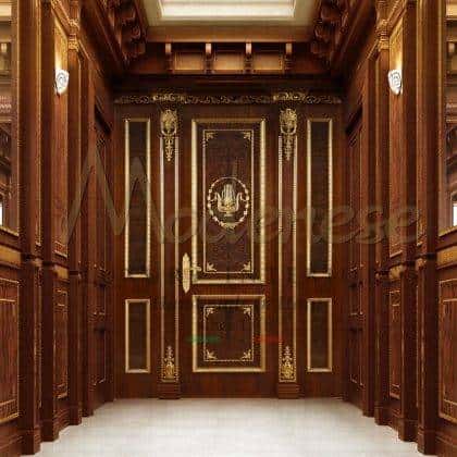 Проектировка и производства дверей на заказ высокого качества итальянский дизайн ручная работа резьба золотой декор премиальное качество эксклюзивные двери и порталы в стиле барокко дворцовый стиль роскошный дизайн виллы
