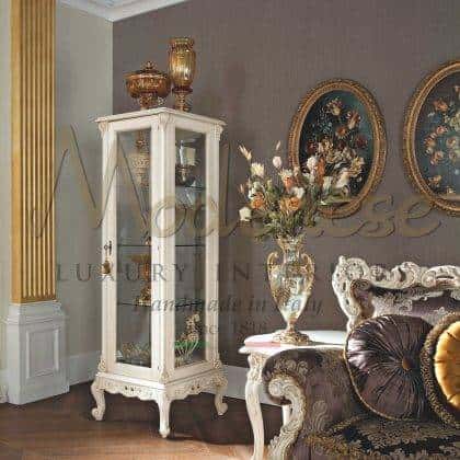 Классическая роскошная мебель на заказ 100% итальянское производство мебели стиль барокко буфеты в классическом стиле роскошные витрины дворцовые буфеты мебель премиального класса элегантный дизайн интерьеров