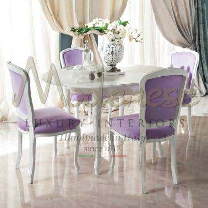 Классический роскошный итальянский обеденный зал инкрустированный элитный стол раскладной на заказ любого размера итальянская роскошная мебель класса люкс эксклюзивный дизайн интерьеров