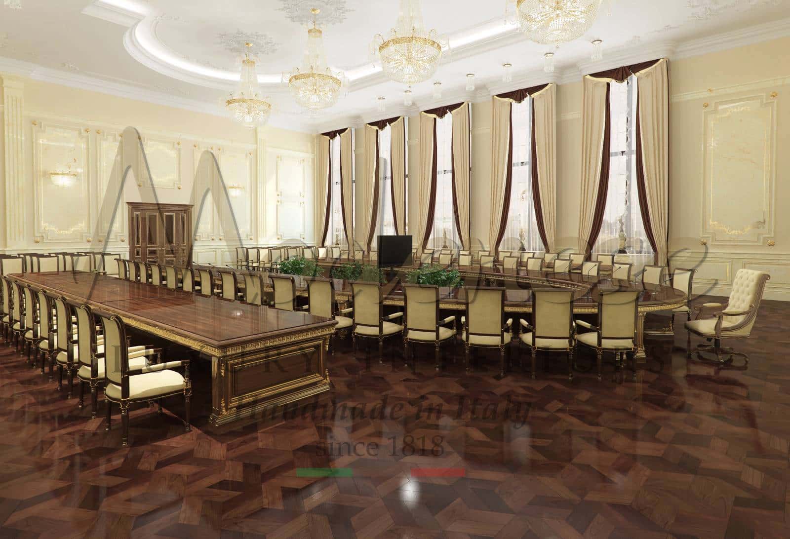 отельная роскошная мебель на заказ классический роскошный стиль дизайн проект мебели для отеля гостинечная мебель на заказ элегантная качественная элитная мебель для отеля класса люкс мебель для президентского номера