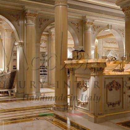 Классическая модель роскошной кухни в белом цвете элегантная кухня из массива дерева с элементами золота высокое итальянское качество дизайнерская разработка резьба по дереву итальянскими мастерами