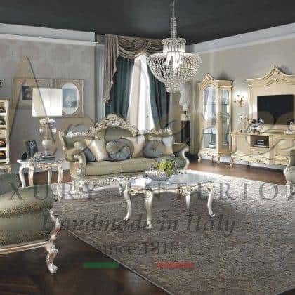 Мебель в стиле барокко роскошная классическая итальянская гостиная из массива дерева резьба ручной работы сусальное золото дорогая качественная мебель для элитных проектов элитные жилые дома