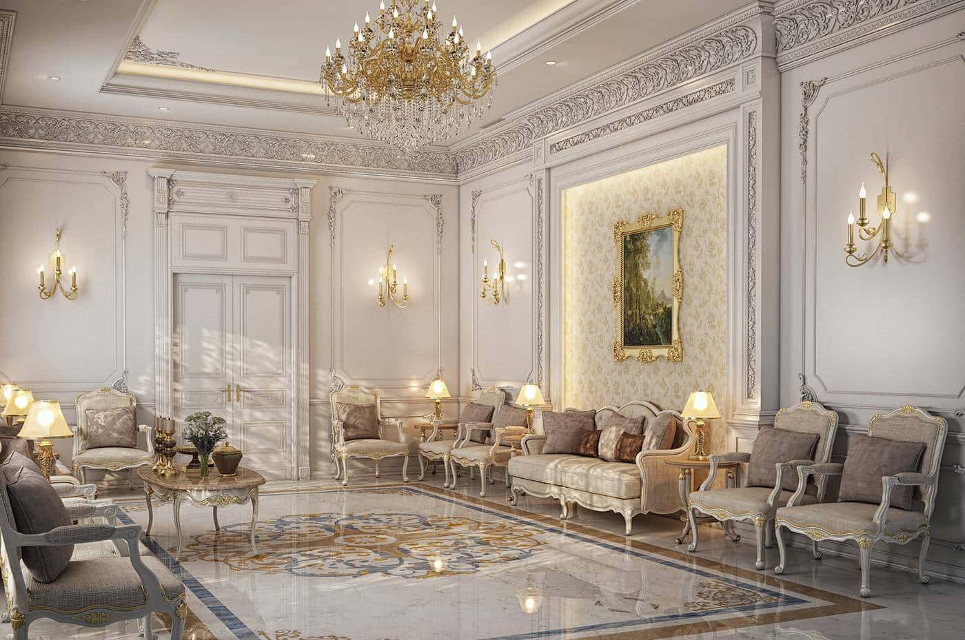 проект роскошного элитного освещения итальянская классика хрустальные люстры элегантный классический стиль люстры на заказ виллы пентхауса апартаменты