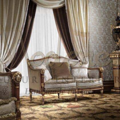 Лучшее итальянское качество дизайн роскошного интерьера гостиной комнаты диваны кресла столики роскошная классическая мебель для зала от производителя высококачественной мебели