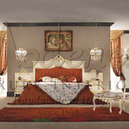 Классическая роскошная уникальная спальня в итальянском стиле от производителя элитной мебели на заказ королевские спальни французские кровати роскошная мебель для элитных домов