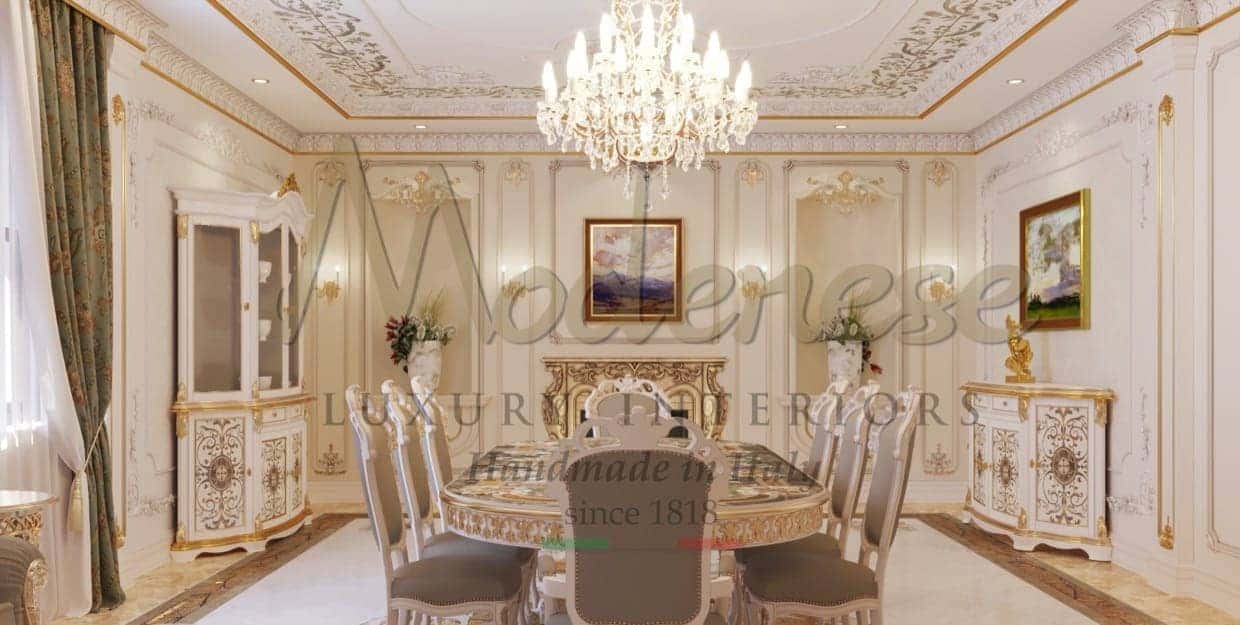 Премиальное качество, роскошные итальянские материалы и отделки, традиционное итальянское производство мебели ручной работы высокого качества и роскошного эксклюзивного дизайна. Проектировка дизайна интерьеров от Modenese Luxury Interiors.